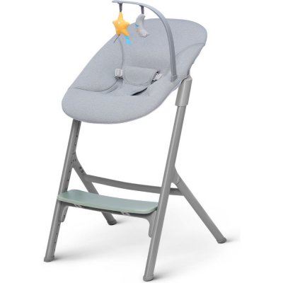 Chaise haute évolutive 4en1 livy olive green + transat calmee