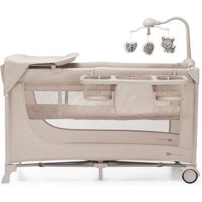 KINDERKRAFT Lit parapluie joy² beige avec accessoires