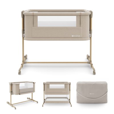 Lit cododo bébé nestee grow 2 beige wood