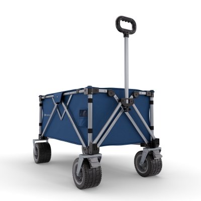 Chariot de transport pliable rollster bleu