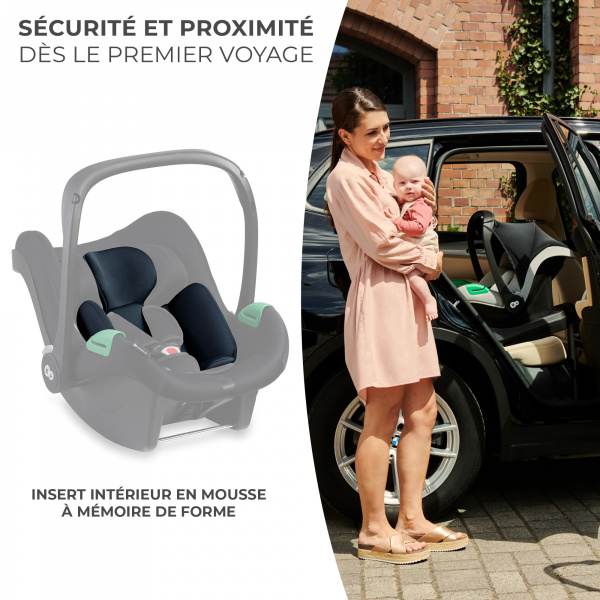 Siège auto mink pro 2 i-size noir avec base Kinderkraft