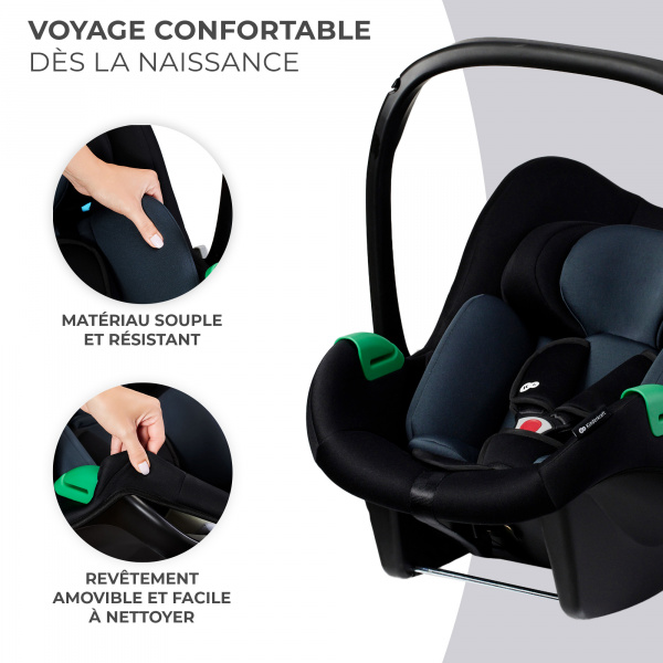 Siège auto mink pro 2 i-size noir avec base Kinderkraft