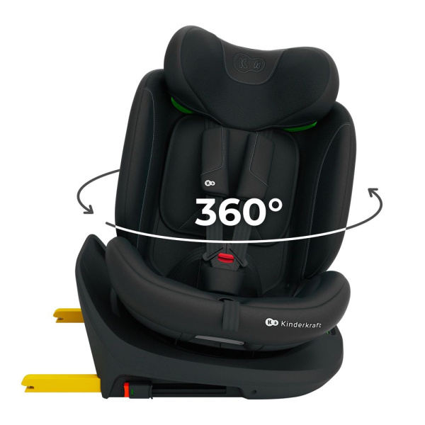 Siège auto i-grow2 plus i-size noir Kinderkraft