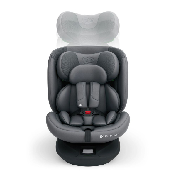 Siège auto i-grow2 plus i-size gris Kinderkraft