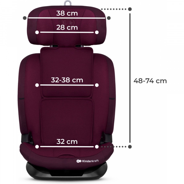 Siège auto oneto3 i-size noir Kinderkraft