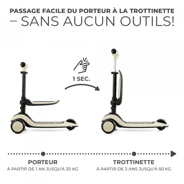 Trottinette halley stone white Kinderkraft