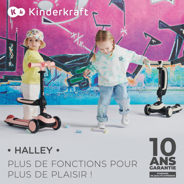 Trottinette halley stone white Kinderkraft