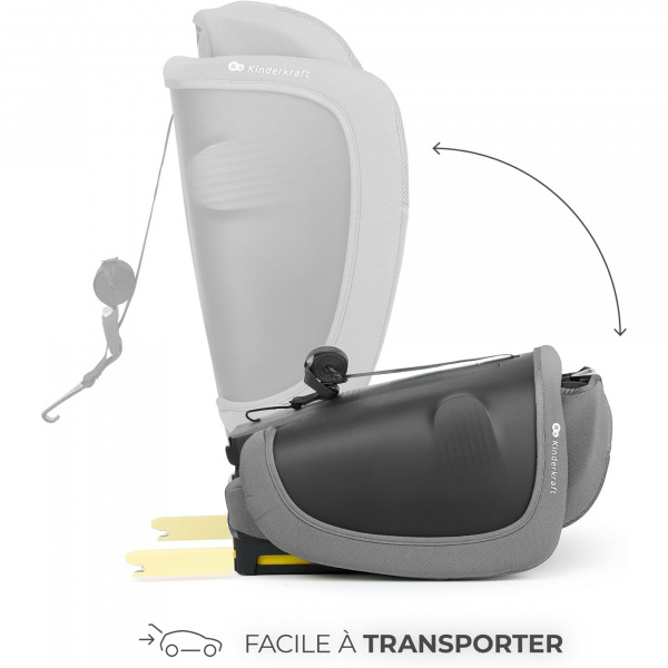 Siège auto fix2go i-size gris Kinderkraft