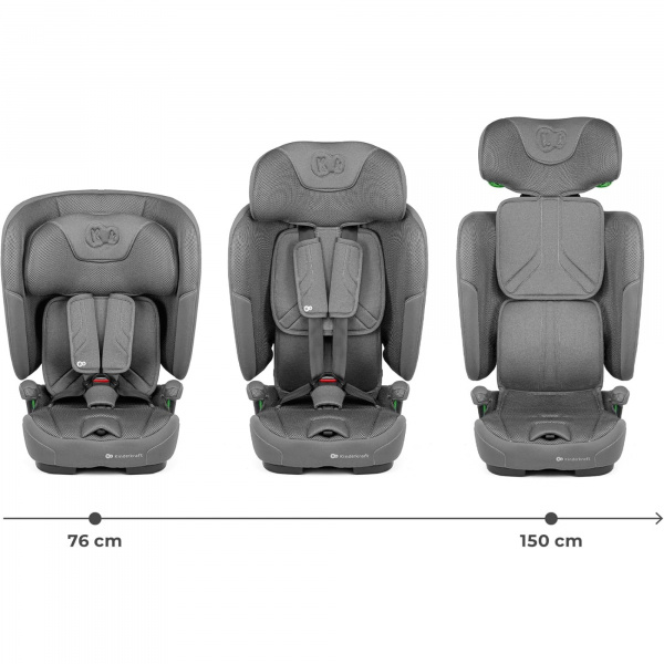 Siège auto fix2go i-size gris Kinderkraft