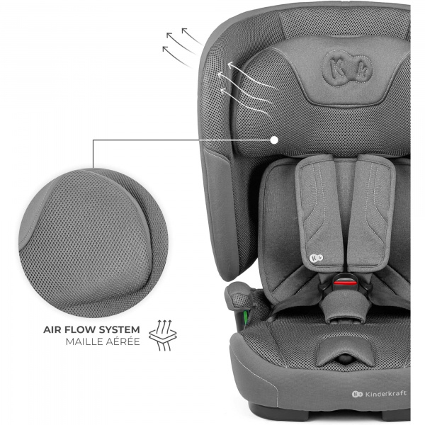 Siège auto fix2go i-size gris Kinderkraft