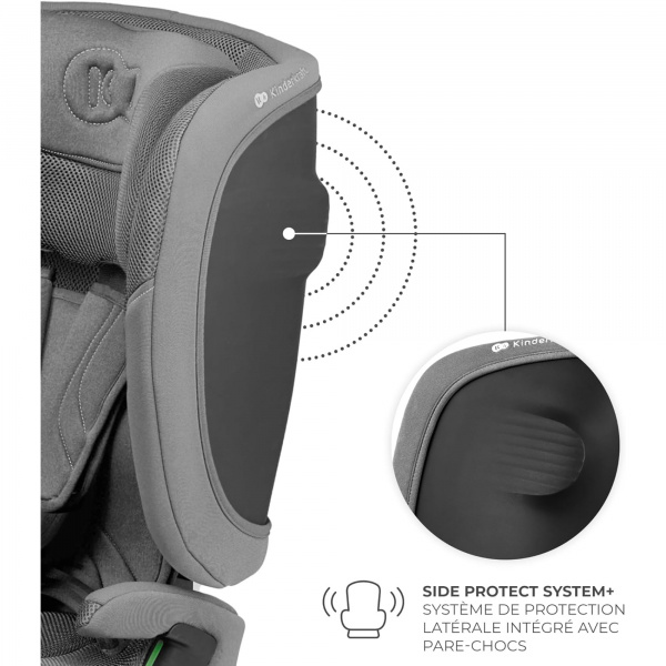 Siège auto fix2go i-size gris Kinderkraft