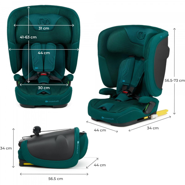 Siège auto fix2go i-size vert Kinderkraft