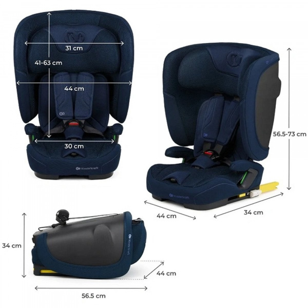 Siège auto fix2go i-size bleu Kinderkraft