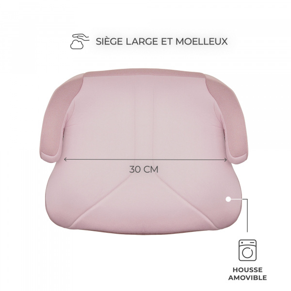 Réhausseur i-boost² i-size rose Kinderkraft