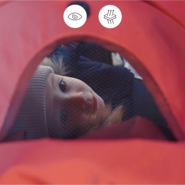 Poussette canne siesta 2 dark ruby Kinderkraft