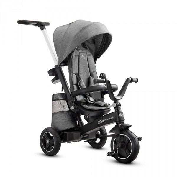Poussette tricycle easywist platinum grey Kinderkraft