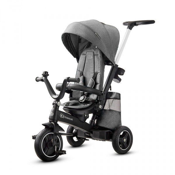 Poussette tricycle easywist platinum grey Kinderkraft