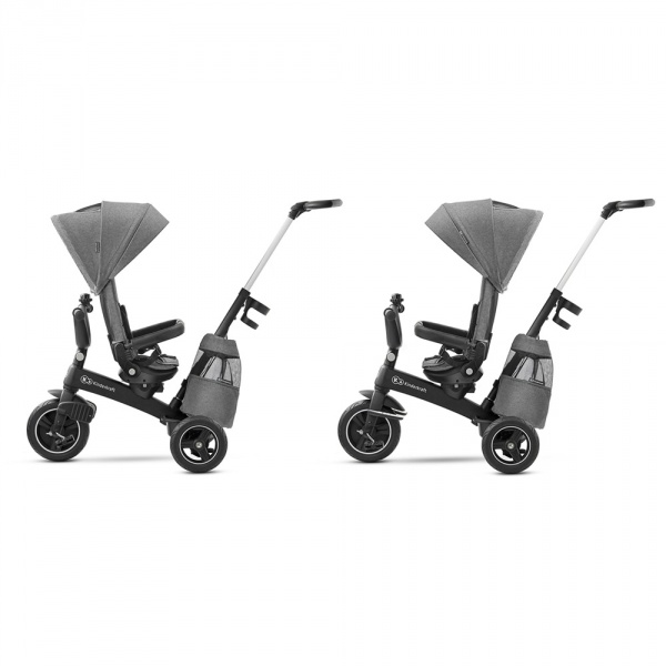 Poussette tricycle easywist platinum grey Kinderkraft