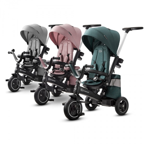 Poussette tricycle easywist pink Kinderkraft