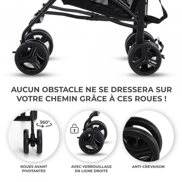 Poussette canne tik beige Kinderkraft