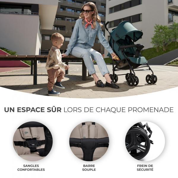 Poussette canne tik beige Kinderkraft