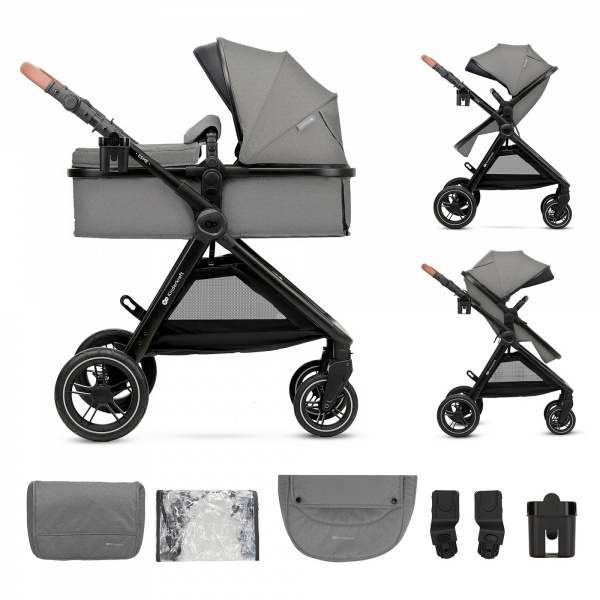Poussette duo esme moonlight grey Kinderkraft