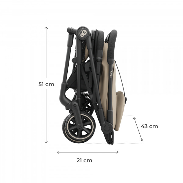 Poussette cabine nebo noir Kinderkraft