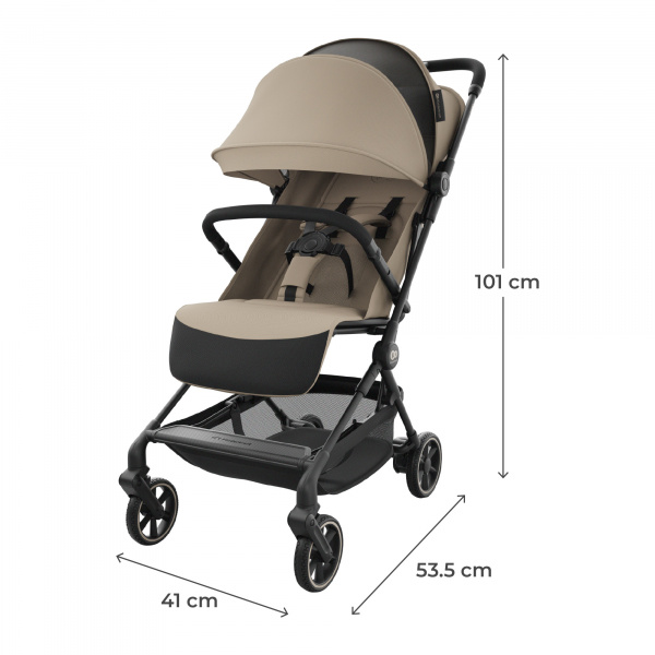 Poussette cabine nebo noir Kinderkraft