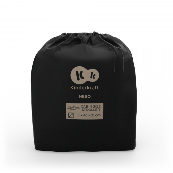 Poussette cabine nebo noir Kinderkraft