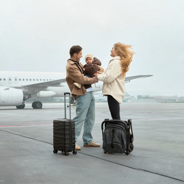 Poussette cabine nebo noir Kinderkraft