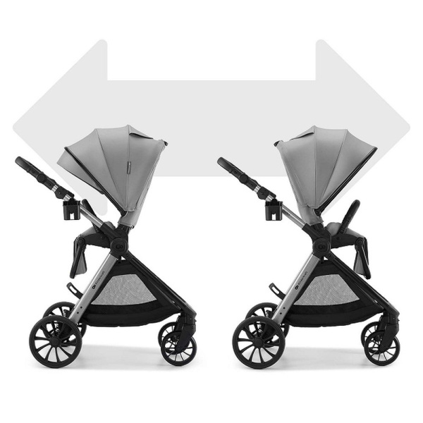 Poussette trio 3 en 1 vesto 2 gris Kinderkraft