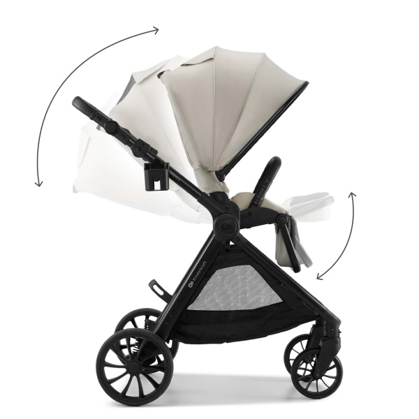 Poussette trio 3 en 1 vesto 2 beige Kinderkraft