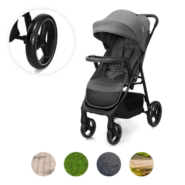 Poussette trig 3 avec tablette granite grey Kinderkraft