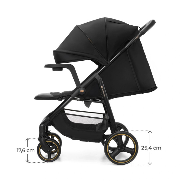 Poussette trig 3 avec tablette black Kinderkraft