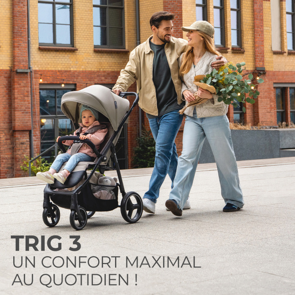 Poussette trig 3 velvet mokka Kinderkraft
