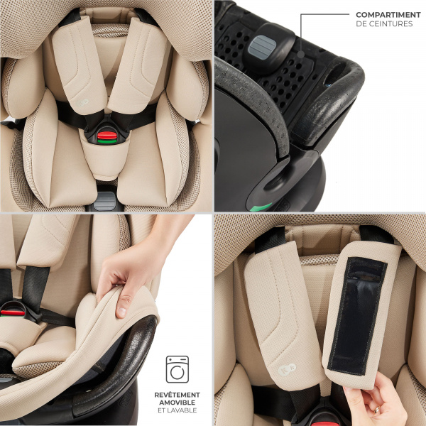 Siège auto xpedition3 i-size beige Kinderkraft