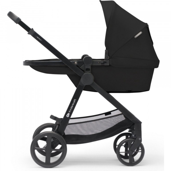 Poussette 4 en 1 newly noir + siège auto mink pro + base Kinderkraft