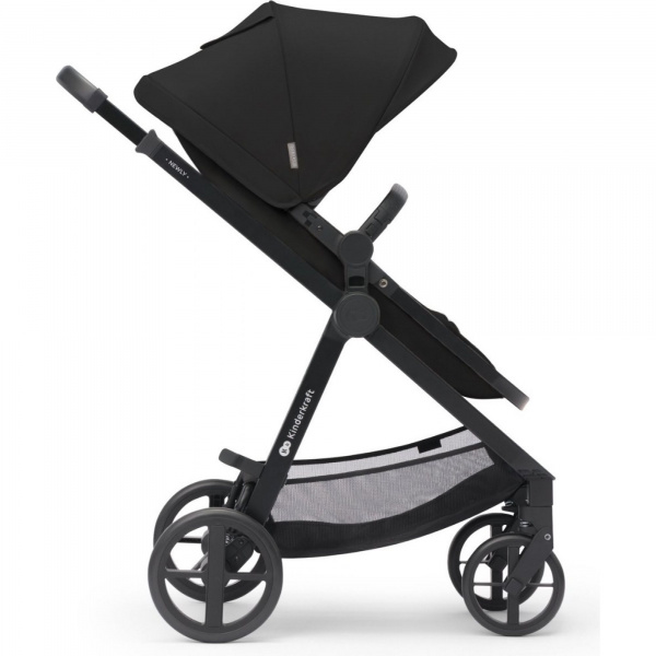 Poussette 4 en 1 newly noir + siège auto mink pro + base Kinderkraft
