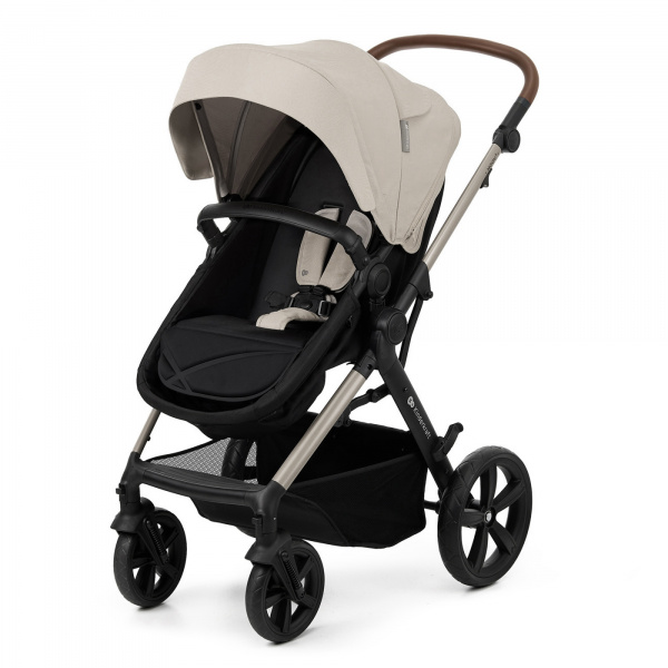 Poussette trio moov 2 eva wheels avec base moonlight grey Kinderkraft