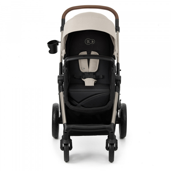 Poussette trio moov 2 eva wheels avec base moonlight grey Kinderkraft