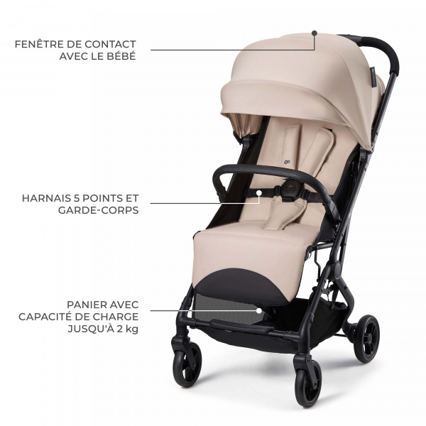 Poussette indy 3 misty beige Kinderkraft