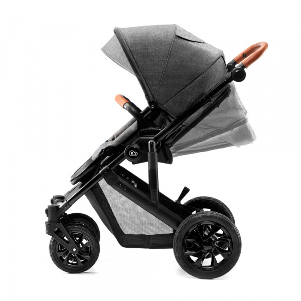 Poussette 3en1 prime 3 gris Kinderkraft