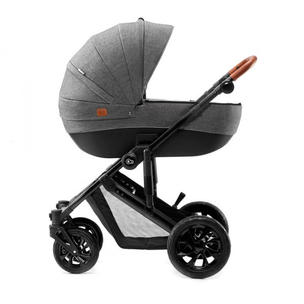 Poussette 3en1 prime 3 gris Kinderkraft