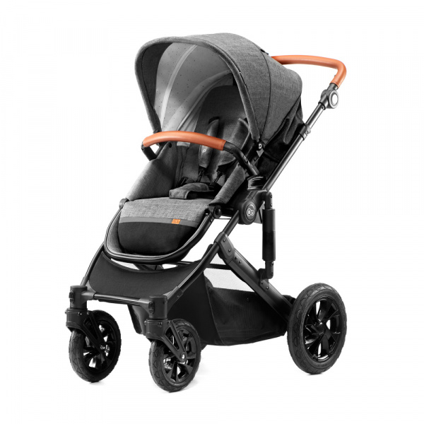 Poussette 3en1 prime 3 gris Kinderkraft