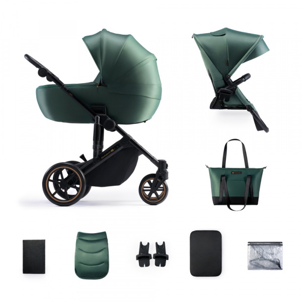 Pack poussette duo prime 2 - dark green