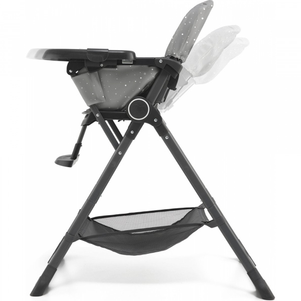 Chaise haute foldee gris Kinderkraft
