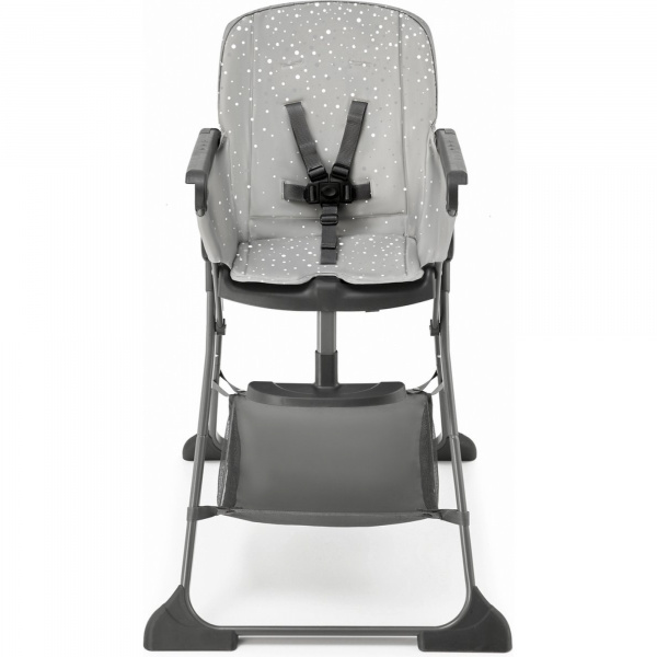 Chaise haute foldee gris Kinderkraft