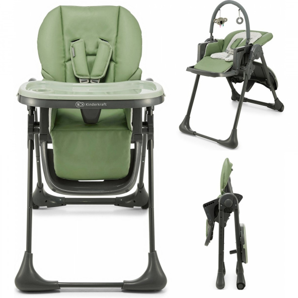 Chaise haute tummie vert Kinderkraft