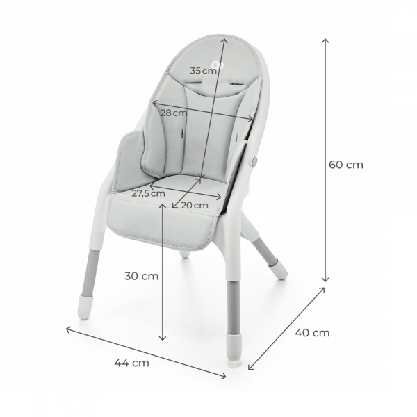Chaise haute dinnly Kinderkraft