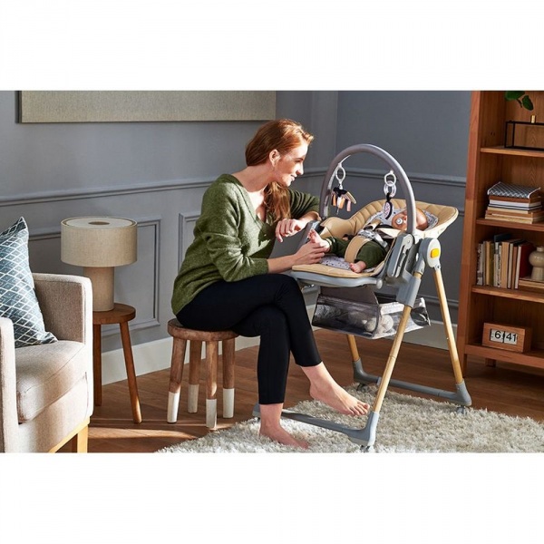 Chaise haute lastree - pink Kinderkraft